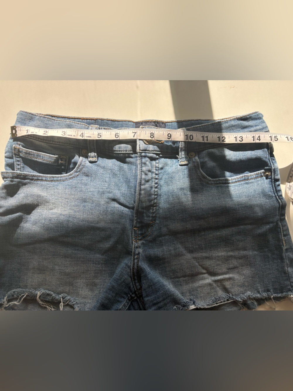 Lucky Brand Denim Cutoff Shorts–Frayed Hem - Picture 6 of 8